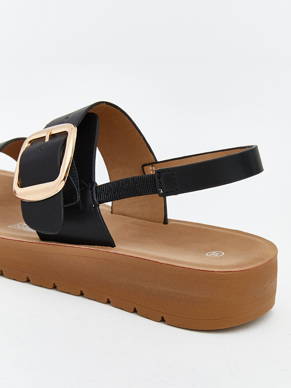 صنادل نسائية من الجلد الصناعي-4