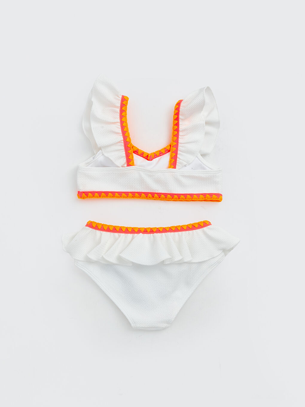 Embroidered Girls' Bikini Set-1