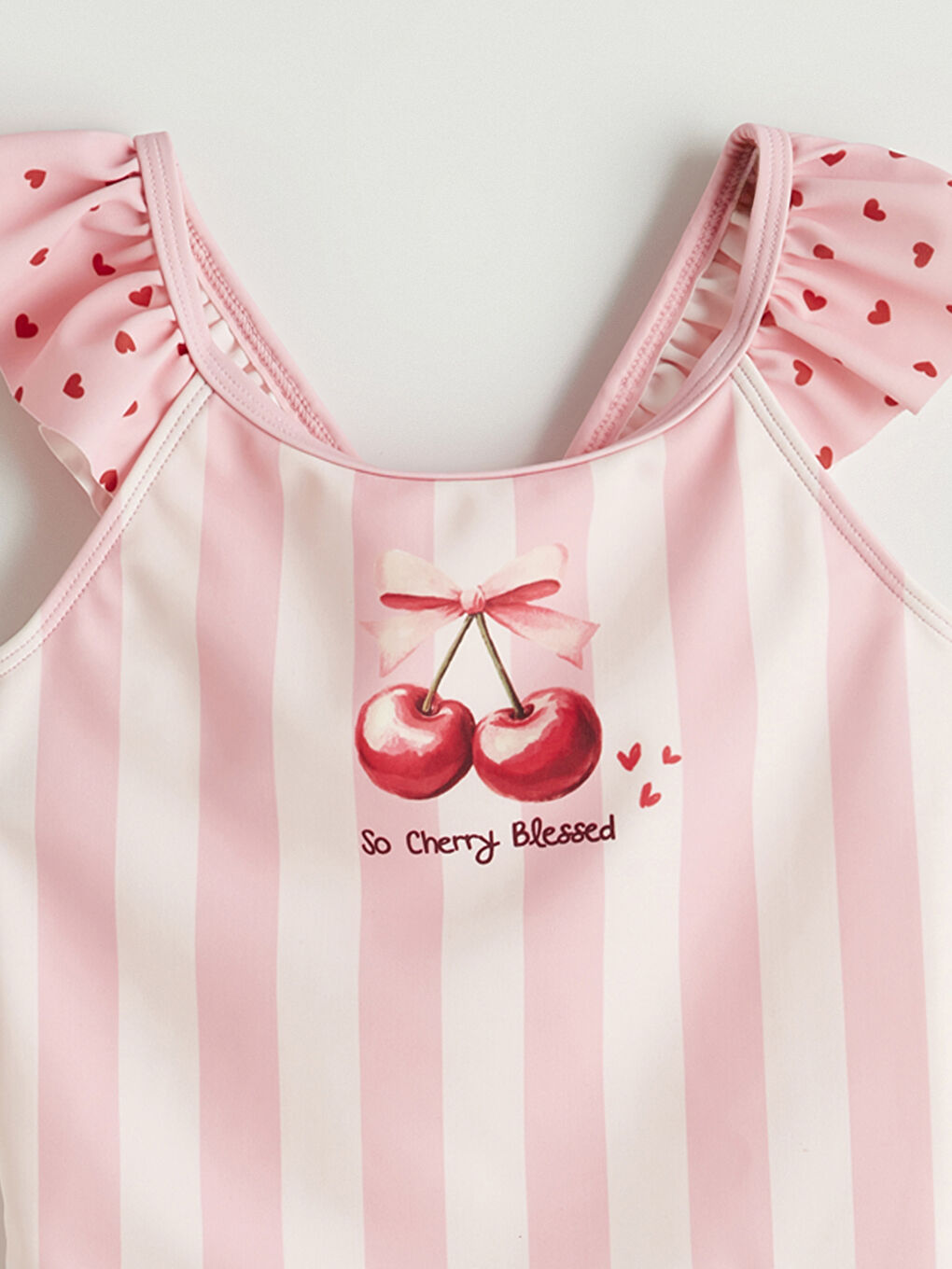 Қыздар қызғылт Купальник-1