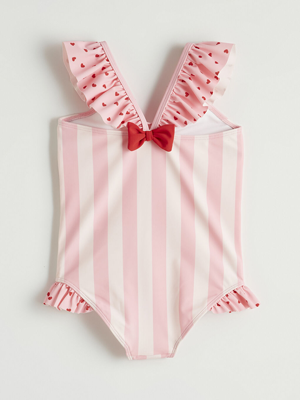 Қыздар қызғылт Купальник-2