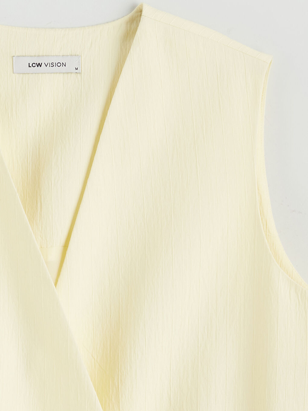 Σταυρωτό Υφής Κλασικό Γιλέκο για Γυναίκες-5