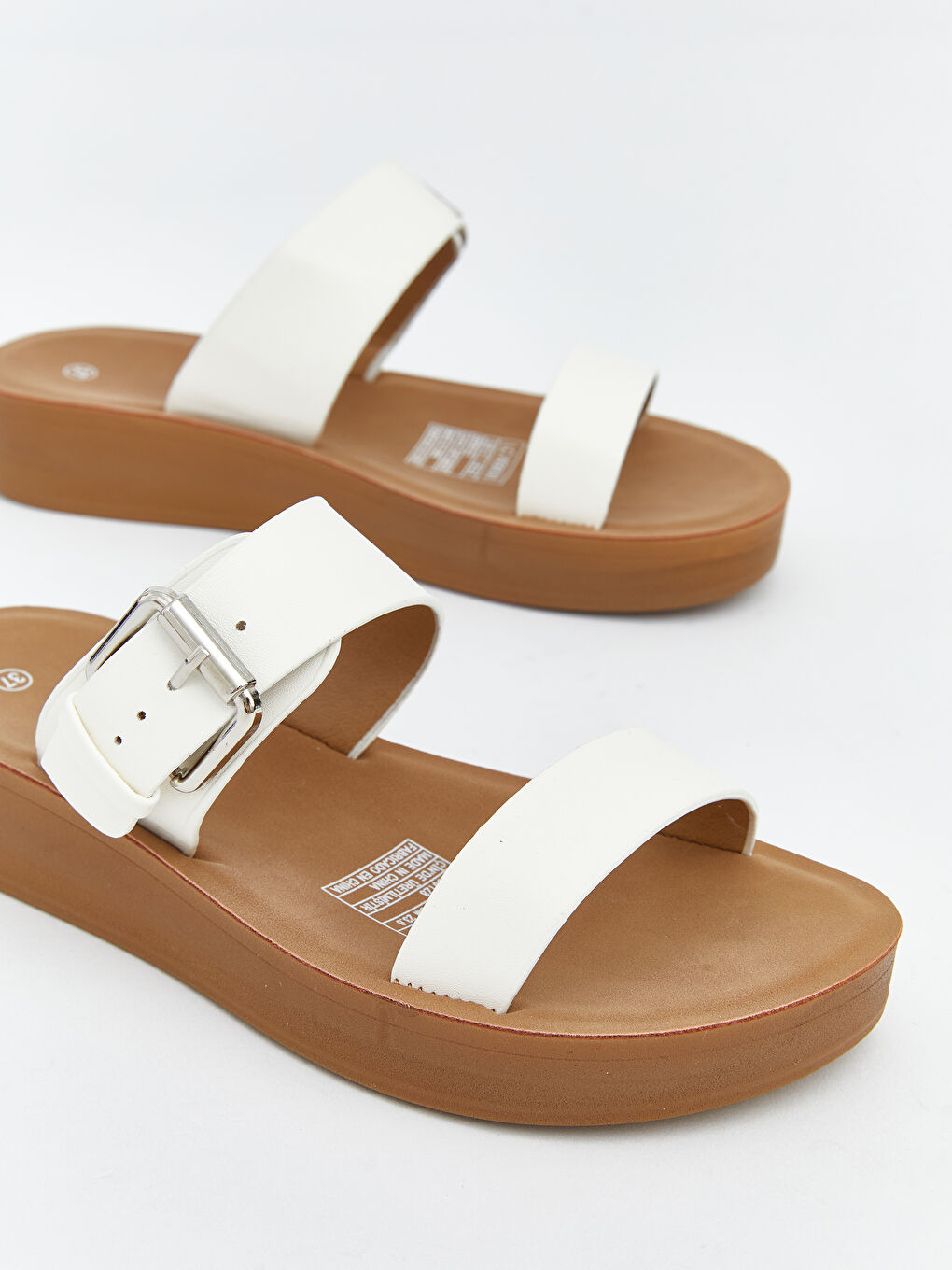 Double Strap Women's Sliders-2