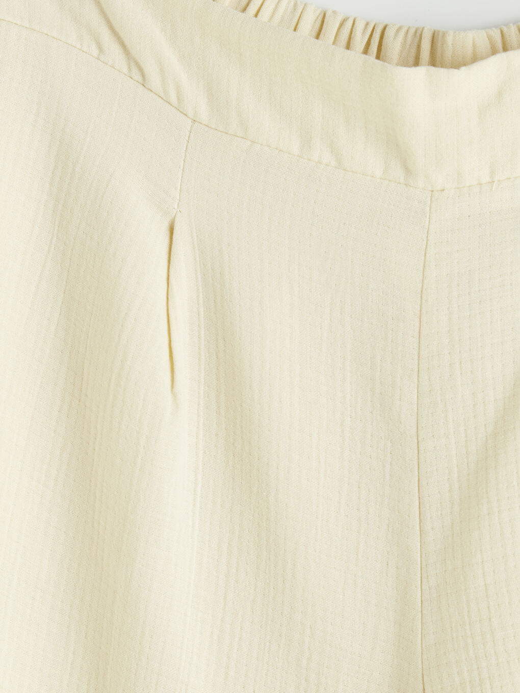 Elastic Waist Women's Muslin Trousers-5