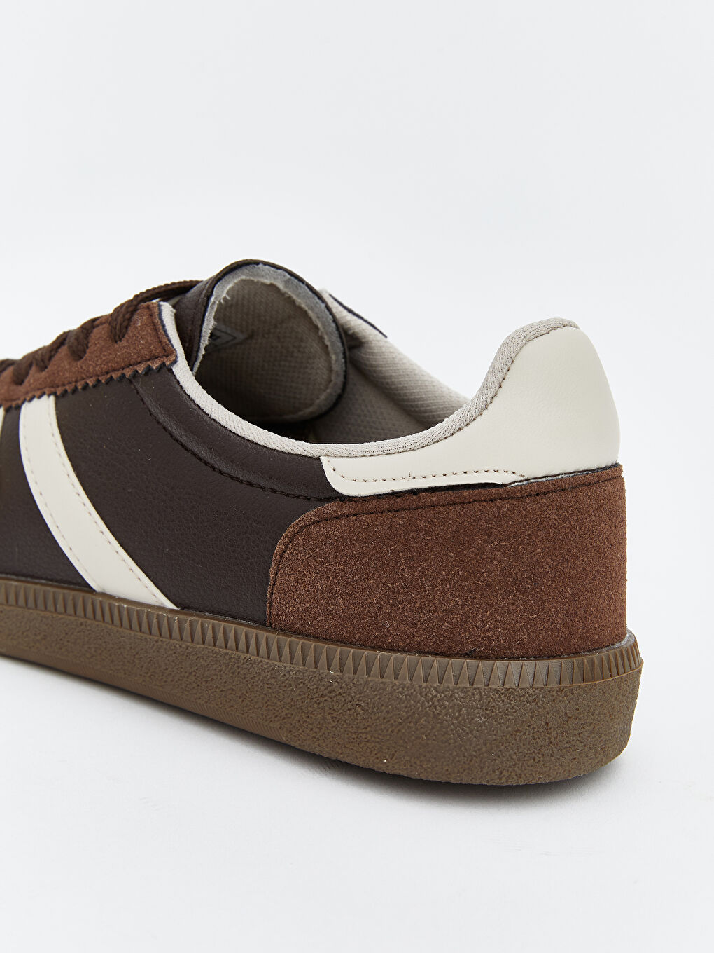 Kahverengi Süet Görünümlü Kadın Spor Ayakkabı-4