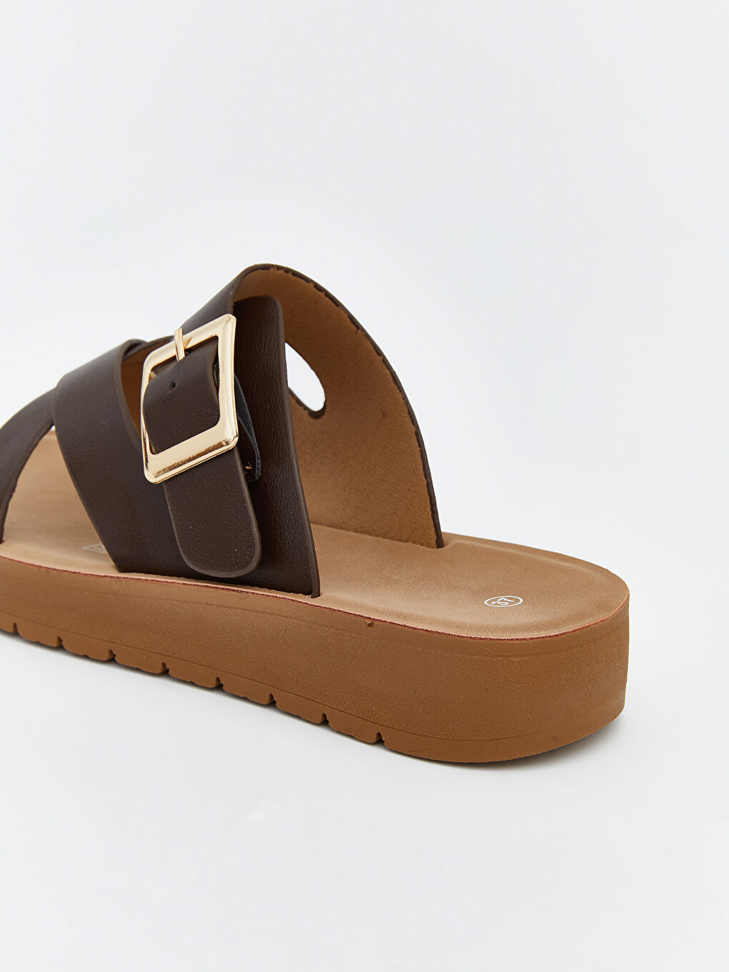 Faux Leather Women's Sandals-4