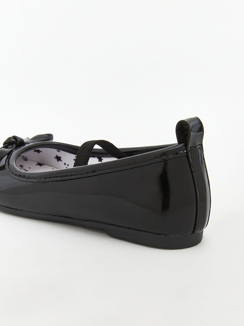 Siyah Fiyonk Detaylı Kız Bebek Babet-4