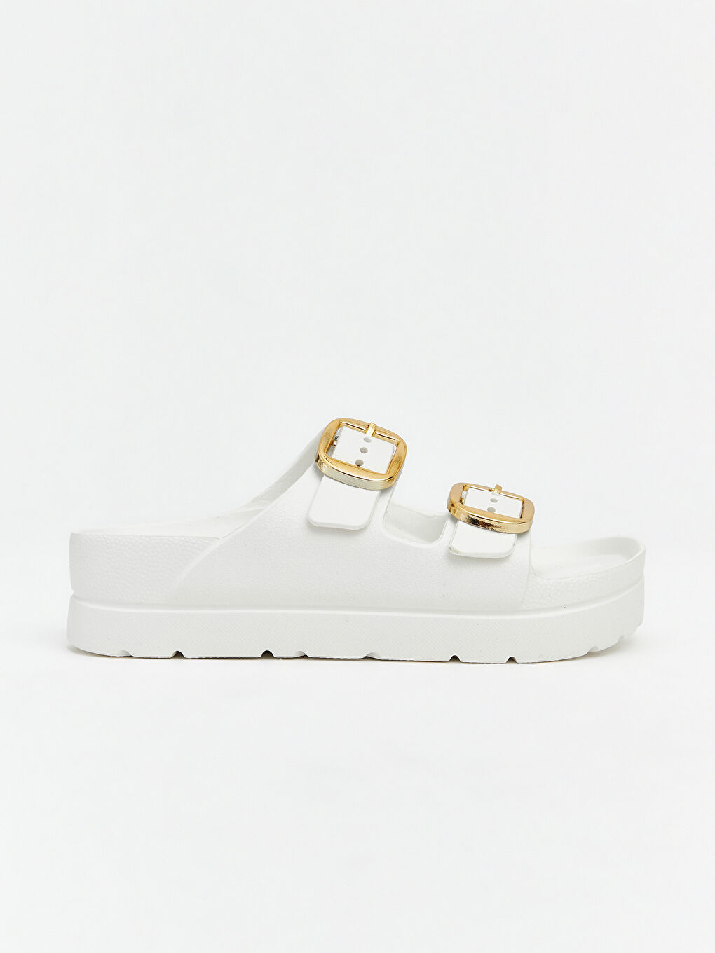 Ženske papuče sa debelim đonom i detaljem kopče-1