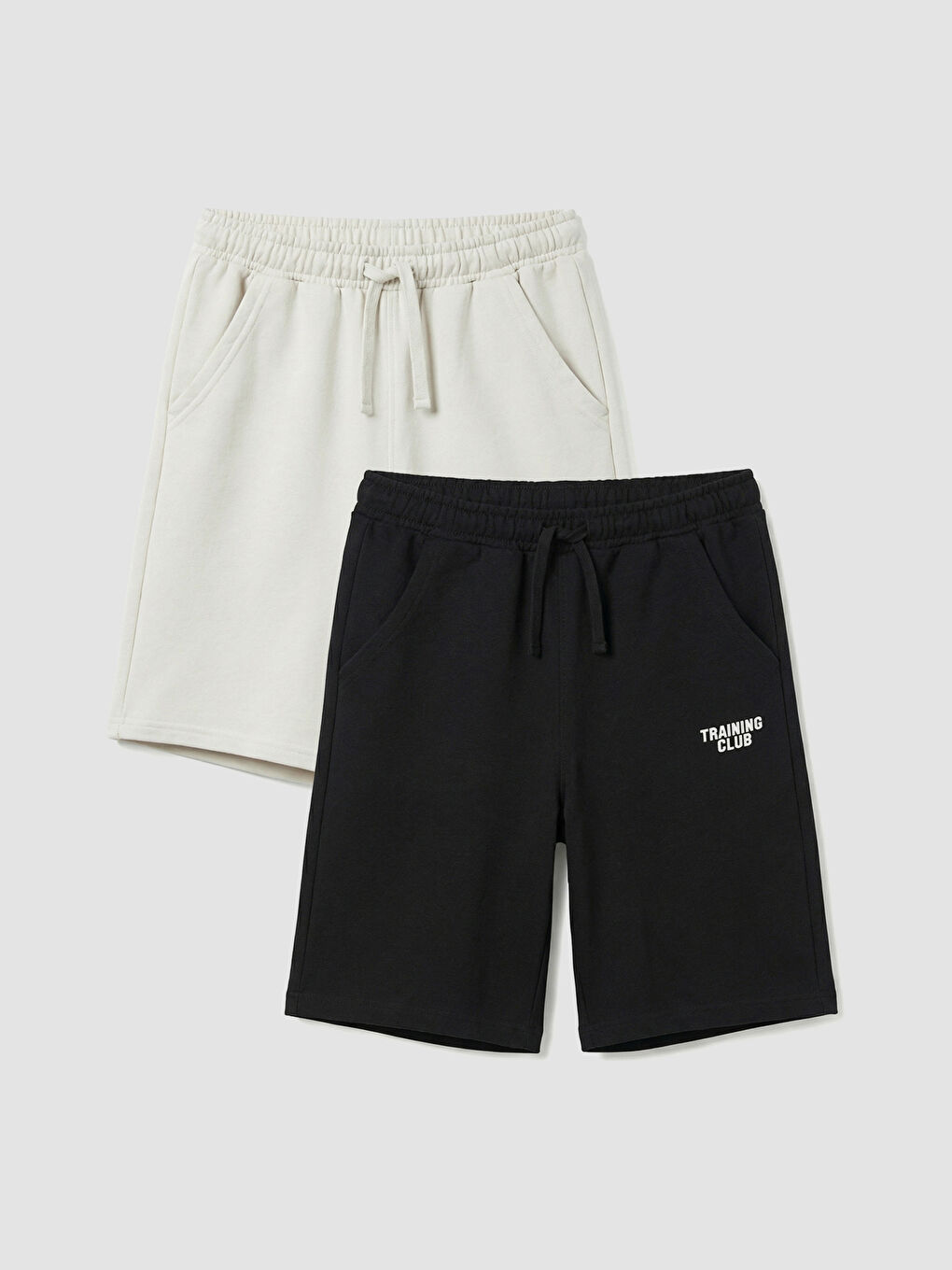 شورت للأولاد بخصر مطاطي عبوة من ٢ قطعة