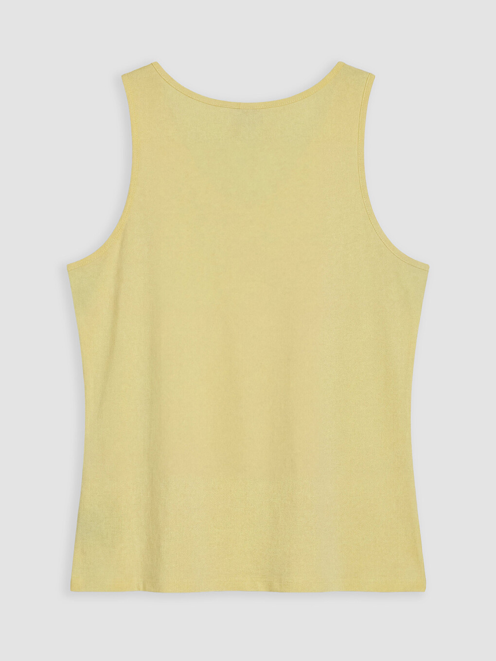 Sarı V Yaka Kadın Pijama Üstü-1