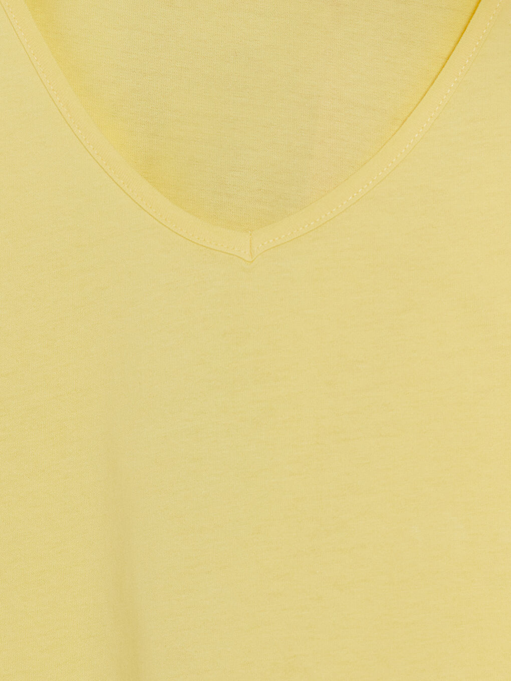 Ekru V Yaka Desenli Kadın Şortlu Pijama Takımı-5