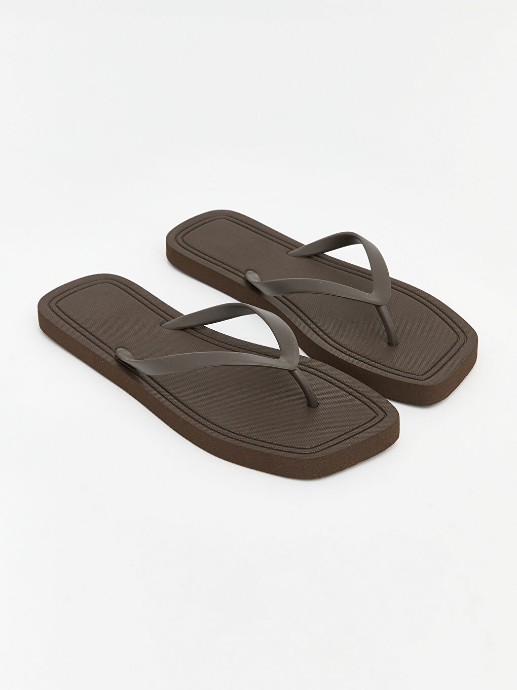Leopardenmuster Damen Zehensteg-Slipper