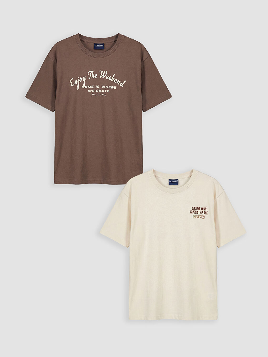 Printed Boys' T-Shirt 2 Pack