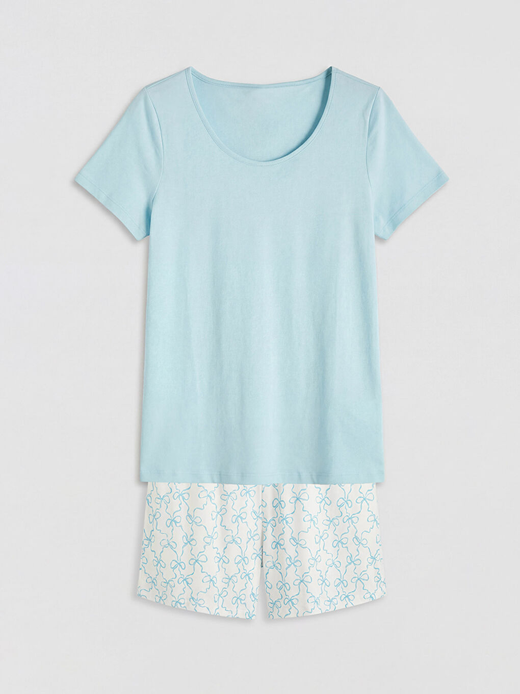 PLAVA Kratka pidžama komplet Žena