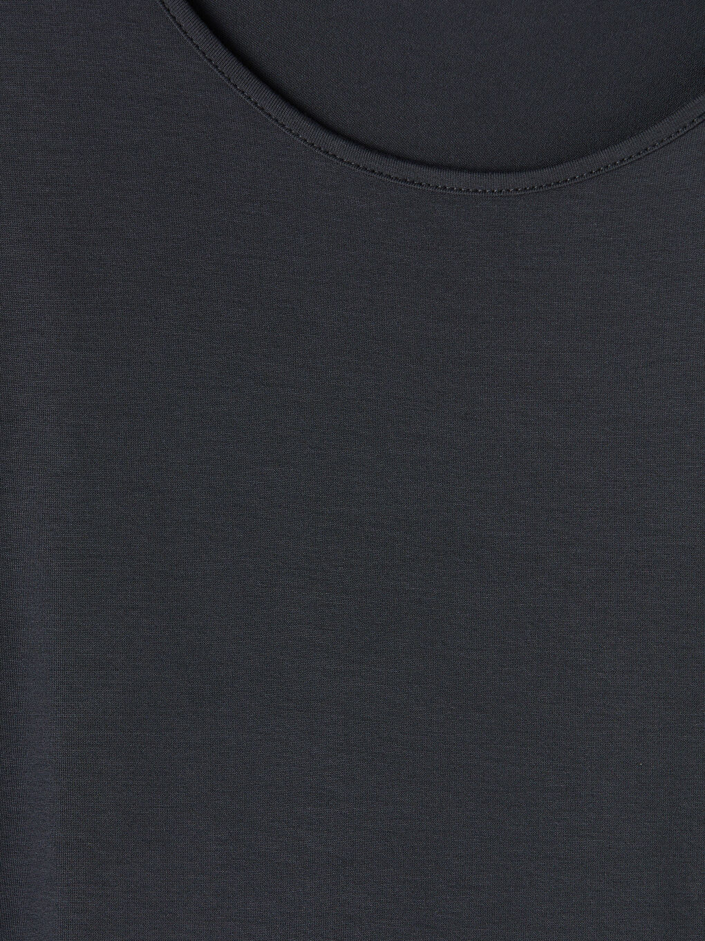 Antrasit Bisiklet Yaka Baskılı Kadın Pijama Takımı-9