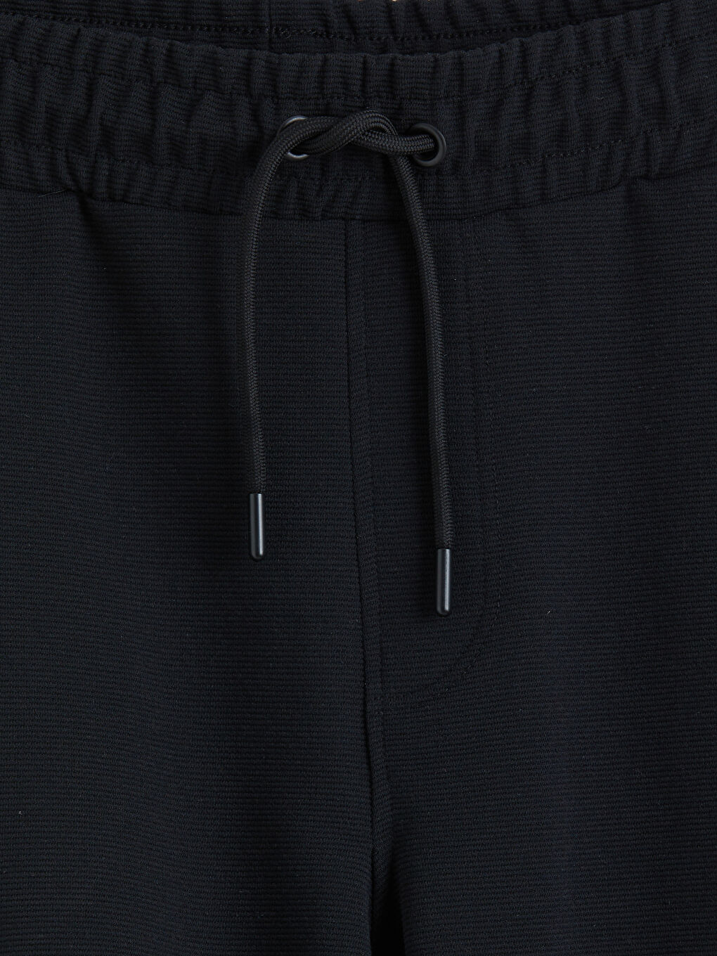 Siyah Standart Kalıp Erkek Kargo Şort-2