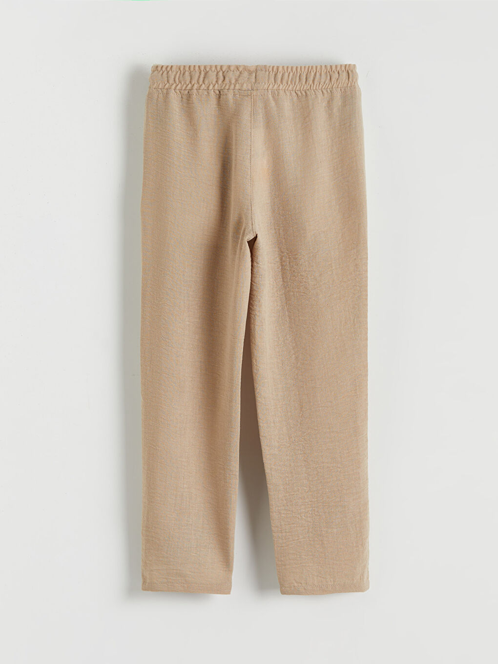 Bej Beli Lastikli Erkek Çocuk Pantolon-1