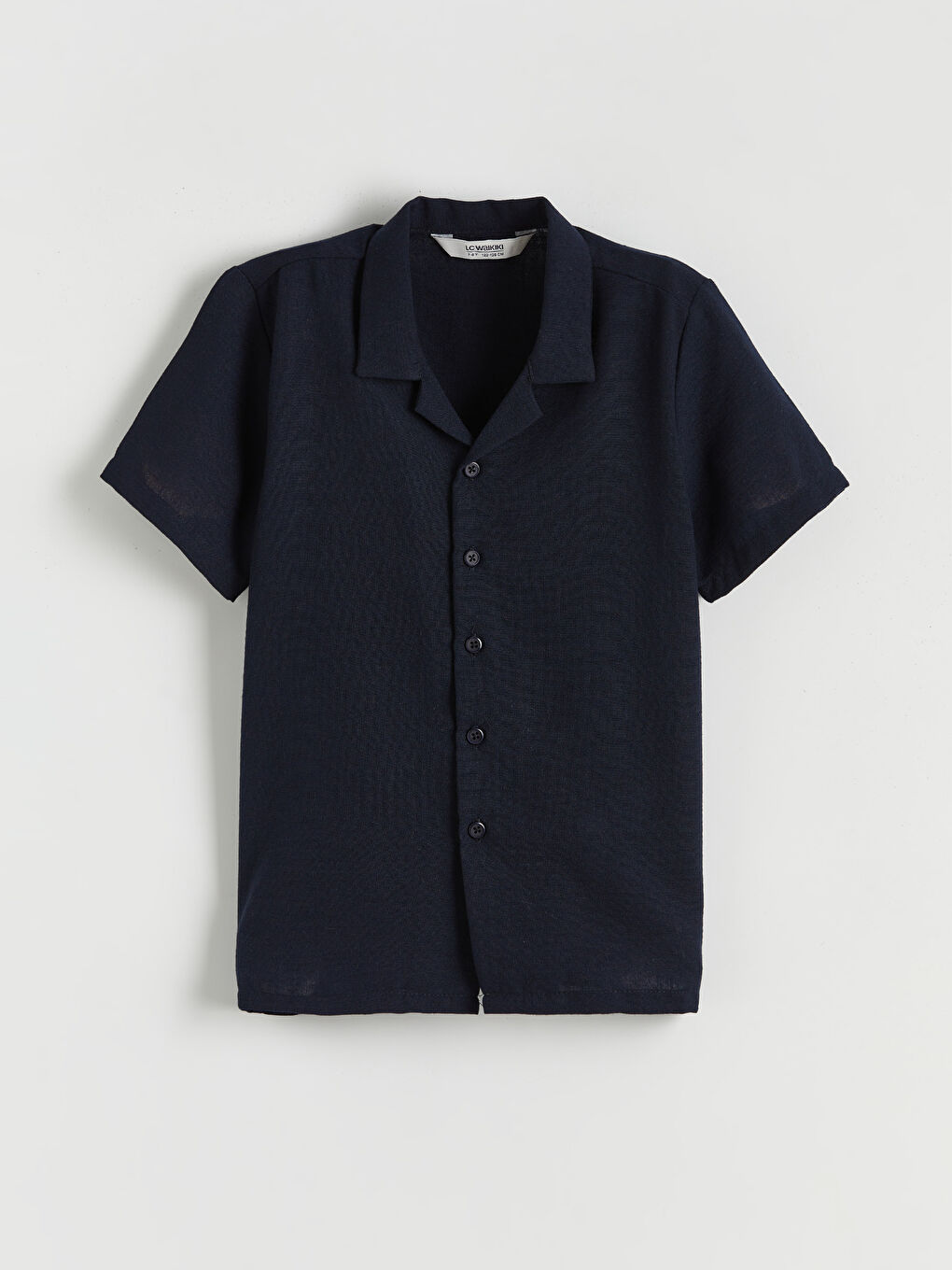 Lacivert Resort Yaka Erkek Çocuk Gömlek