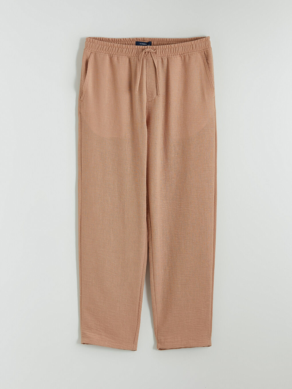 Kahverengi Rahat Kalıp Armürlü Erkek Pantolon-4