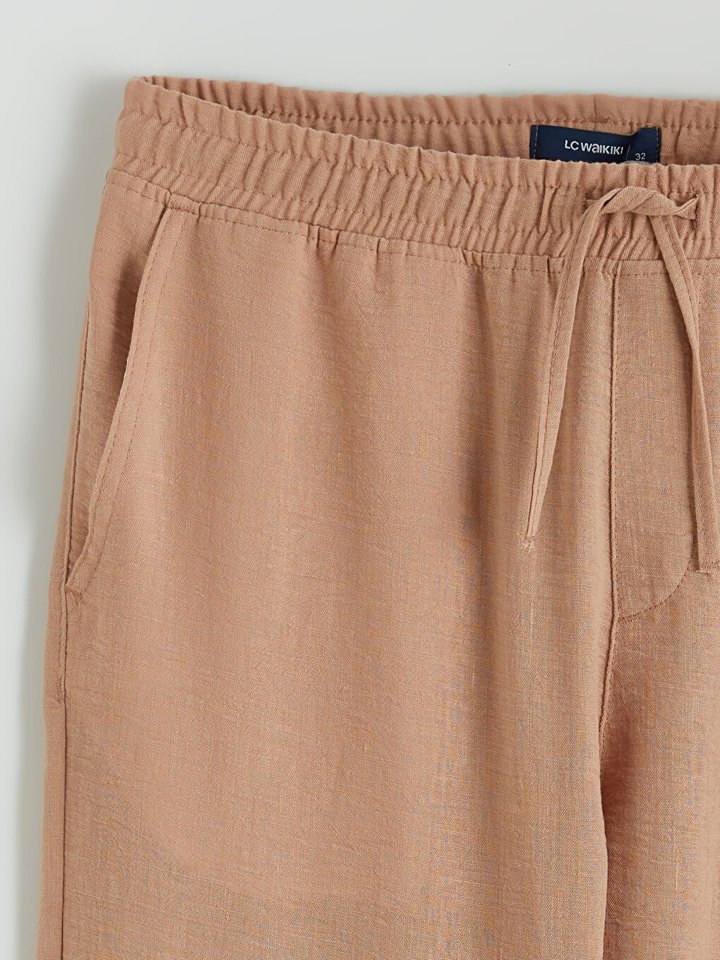 Kahverengi Rahat Kalıp Armürlü Erkek Pantolon-5