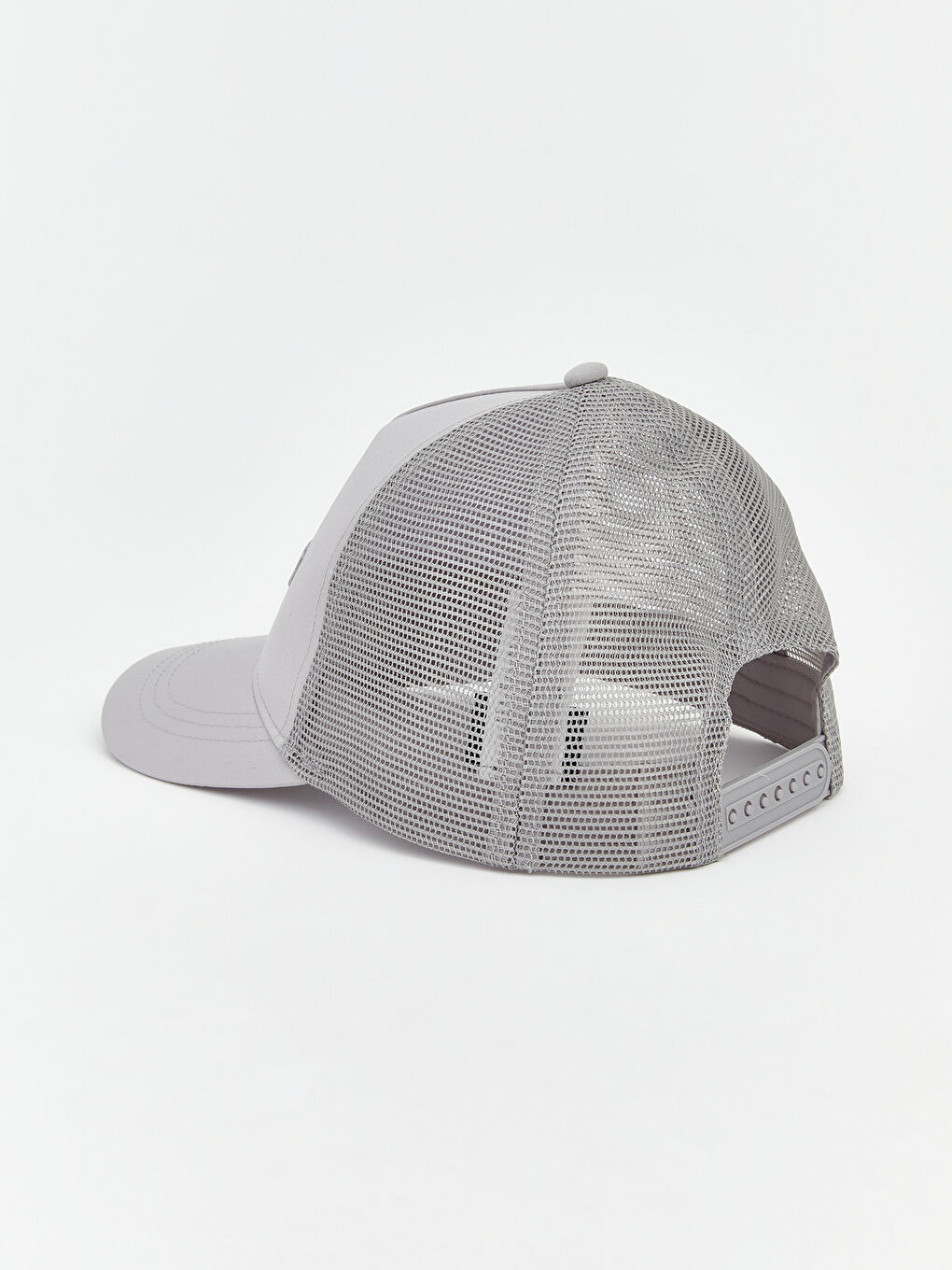 Gri File Detaylı Erkek Çocuk Kep Şapka-2