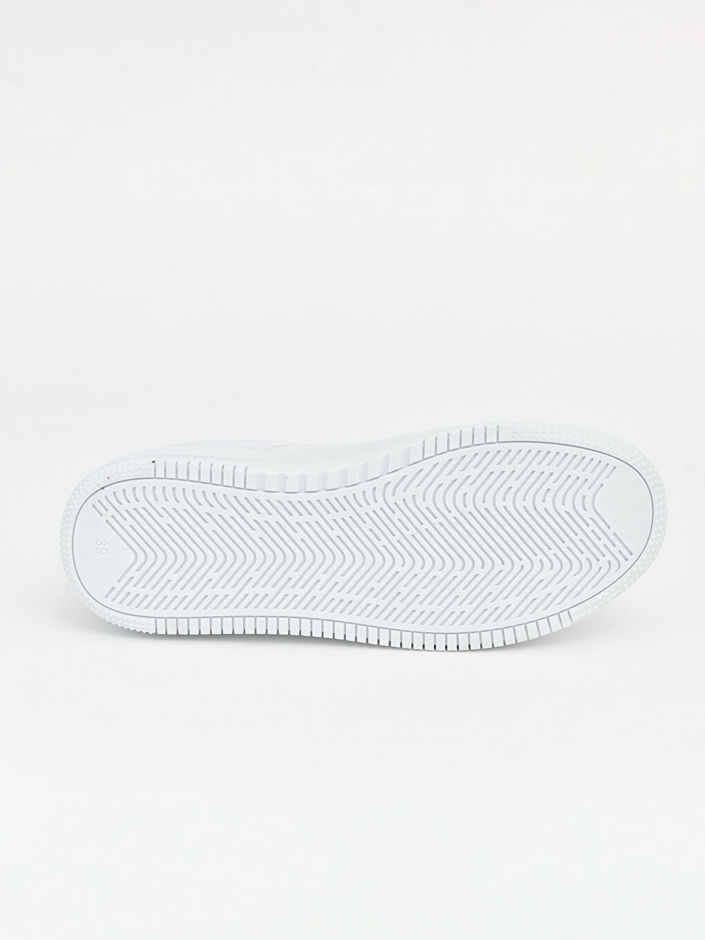 Beyaz Deri Görünümlü Kadın Spor Ayakkabı-3