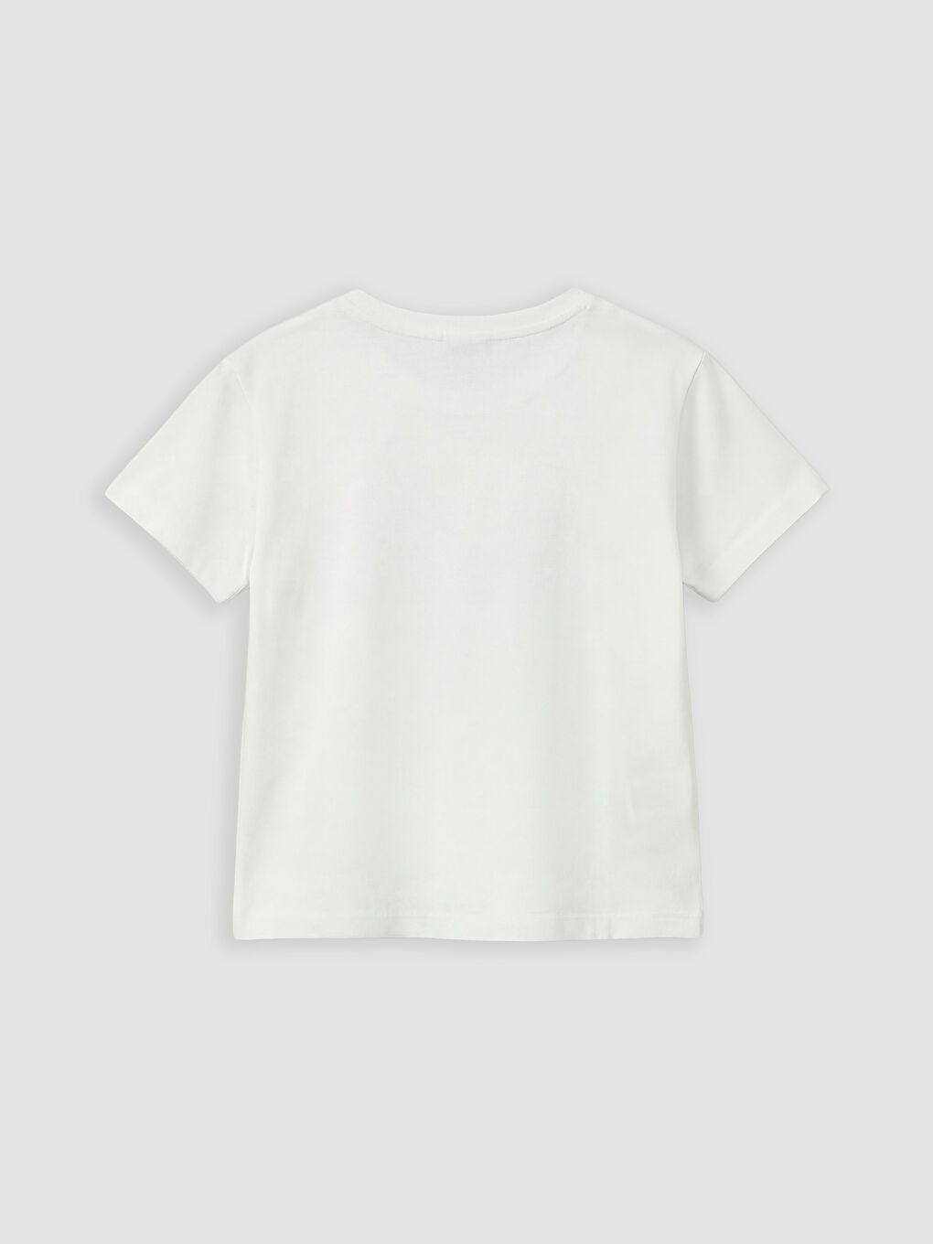 Bisiklet Yaka Baskılı Erkek Çocuk Tişört	-1