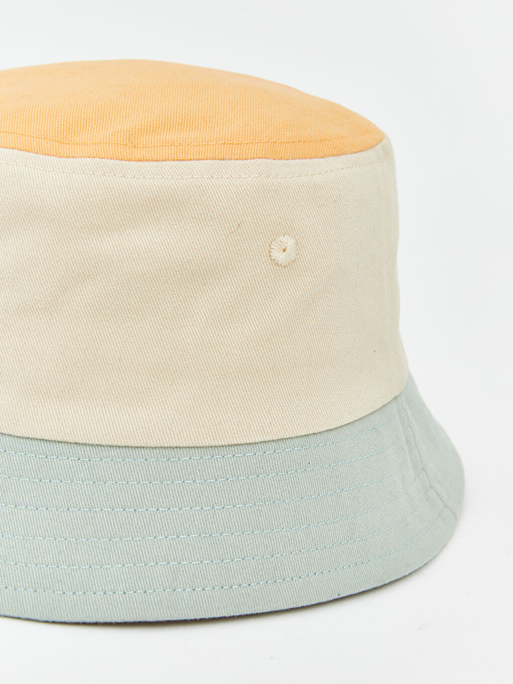 Gri Renk Bloklu Erkek Bebek Bucket Şapka-2