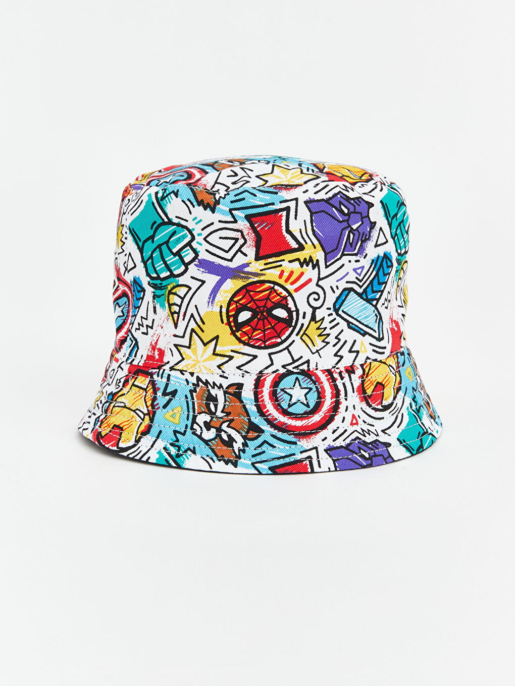 قبعة دلو أولاد رضع بطبعة سبايدرمان