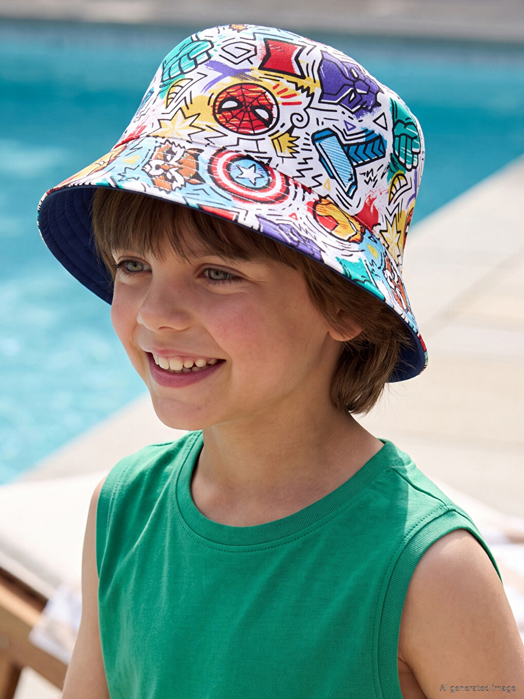 Spider-man Printed Baby Boys' Bucket Hat