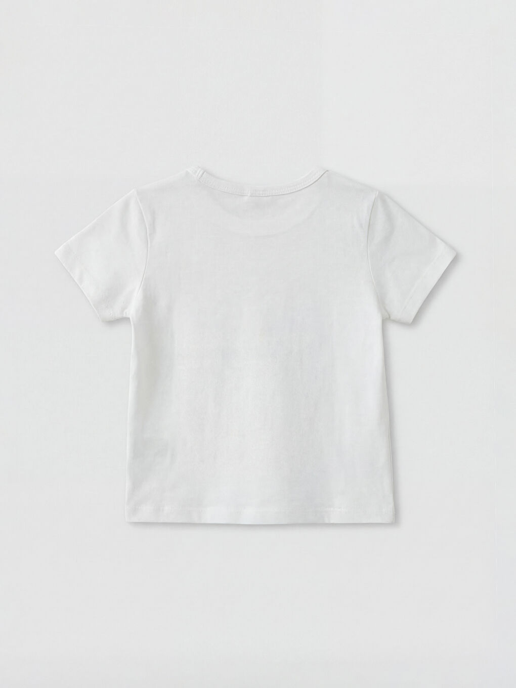 Tricou băieți imprimat cu guler rotund-1