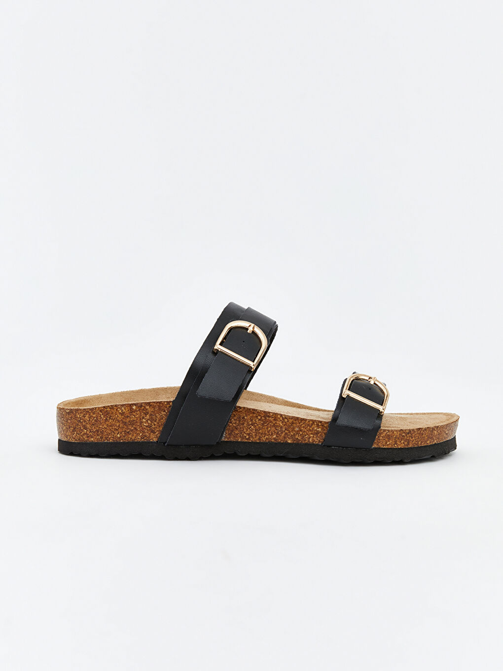 Double Strap Women's Sliders-1