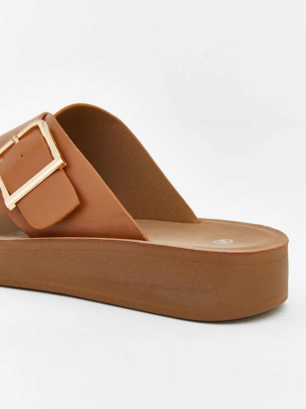 Leather-look Slides for Women-4