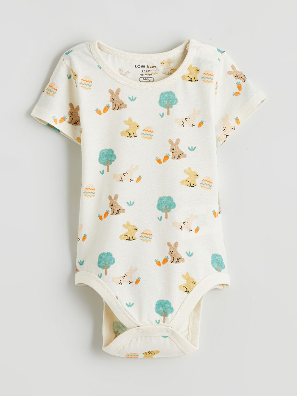 Printed Baby Boys' Snap Bodysuit 2 Pack-1