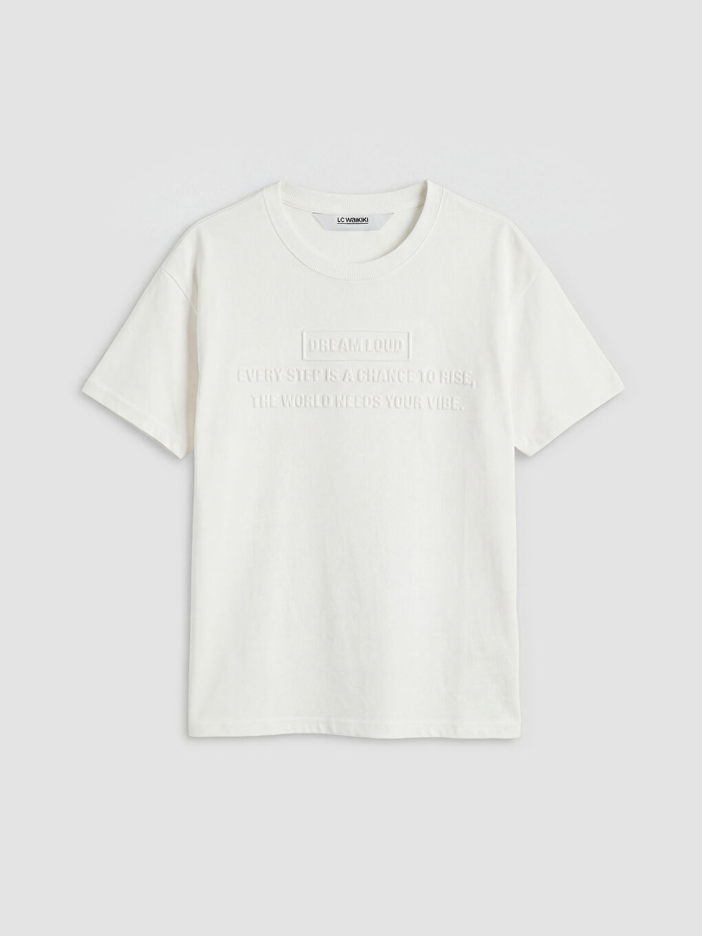 Embossed Print Boys' T-Shirt