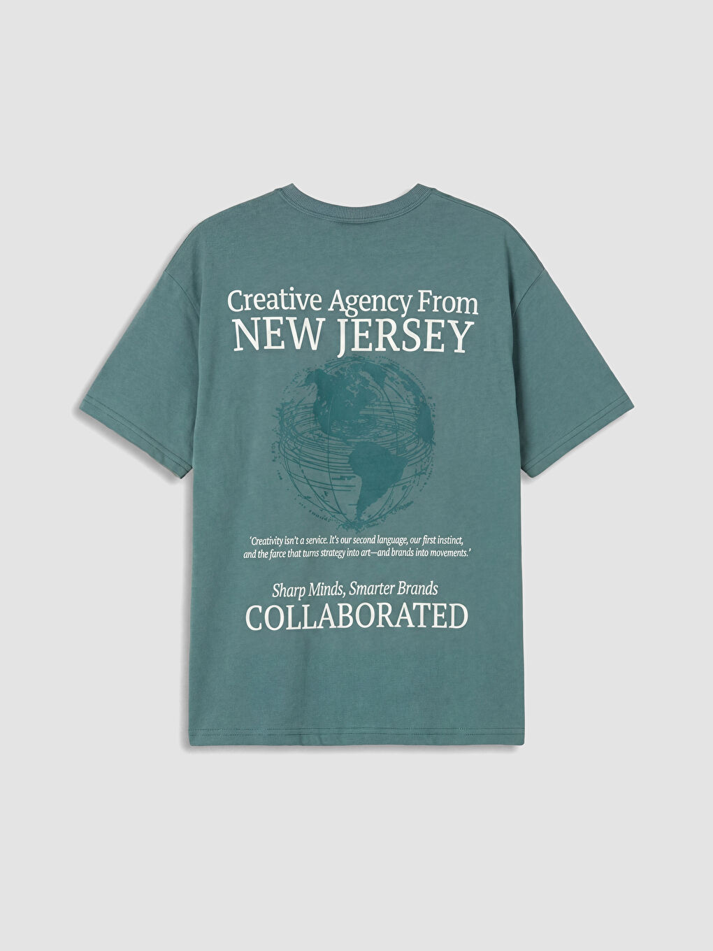 Petrol Baskılı Erkek Çocuk Tişört-1