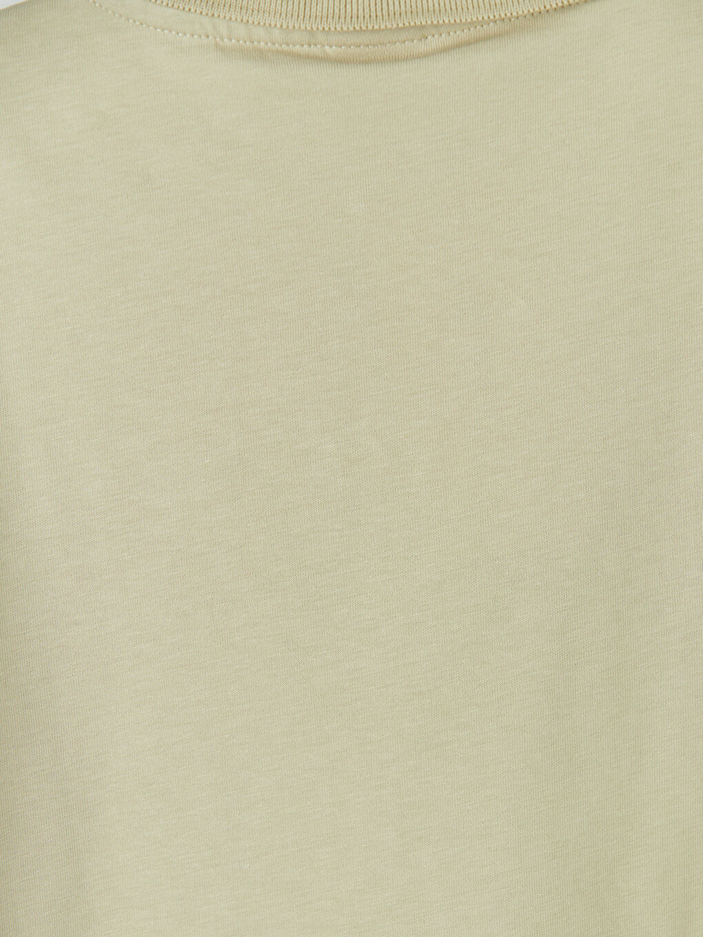 Haki Polo Yaka Dokulu Erkek Çocuk Tişört-3