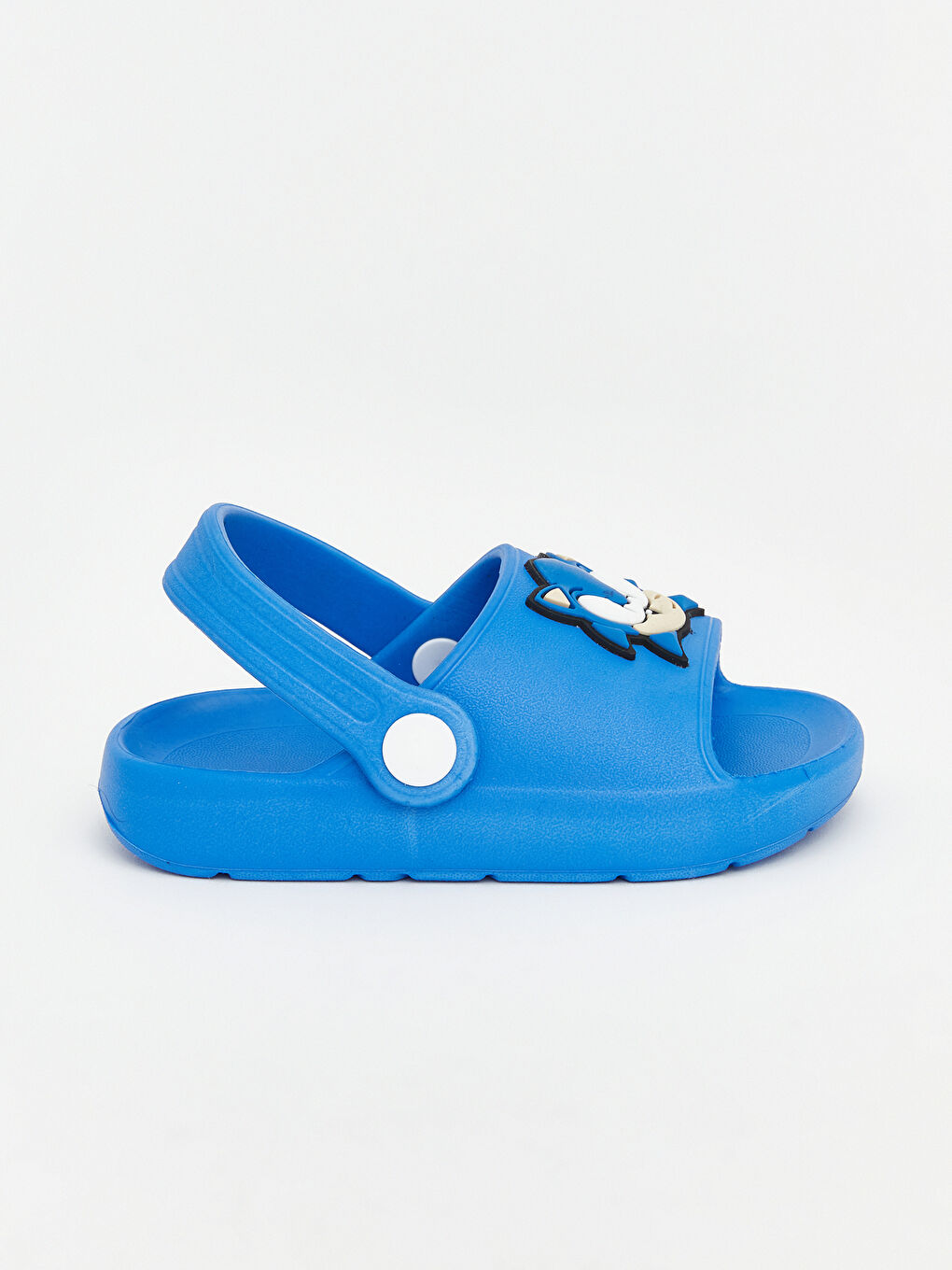 Mavi Sonic Baskılı Erkek Çocuk Sandalet-1
