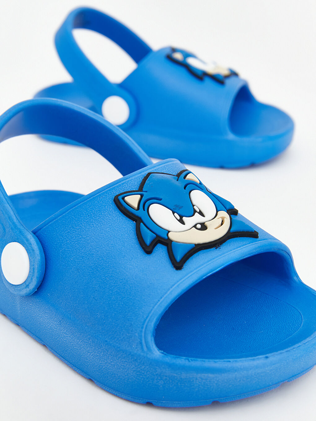 Mavi Sonic Baskılı Erkek Çocuk Sandalet-2