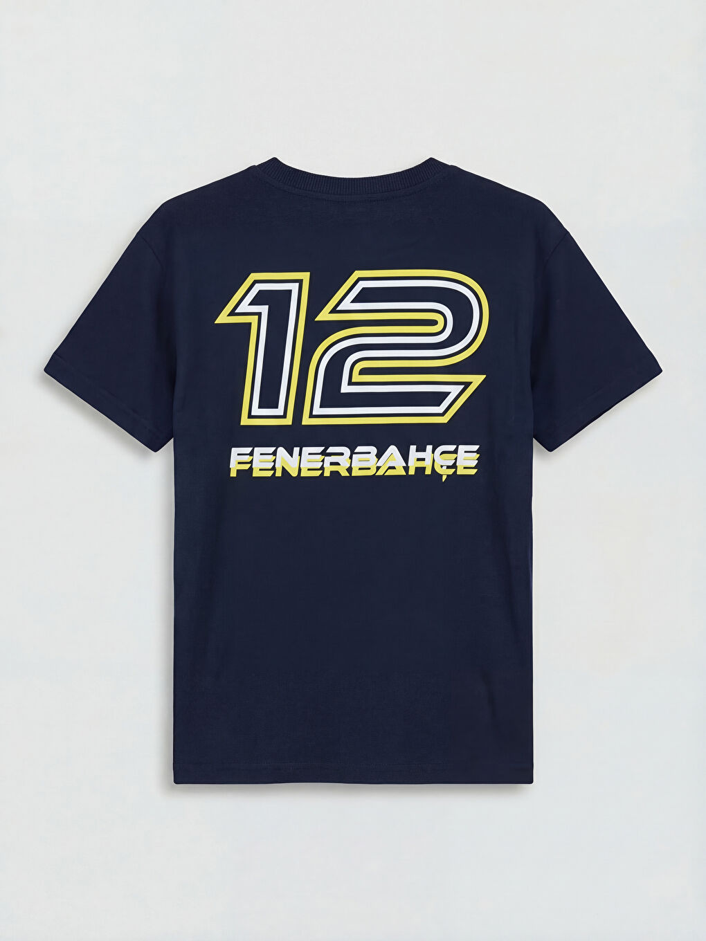 Lacivert Fenerbahçe Baskılı Erkek Çocuk Tişört-2