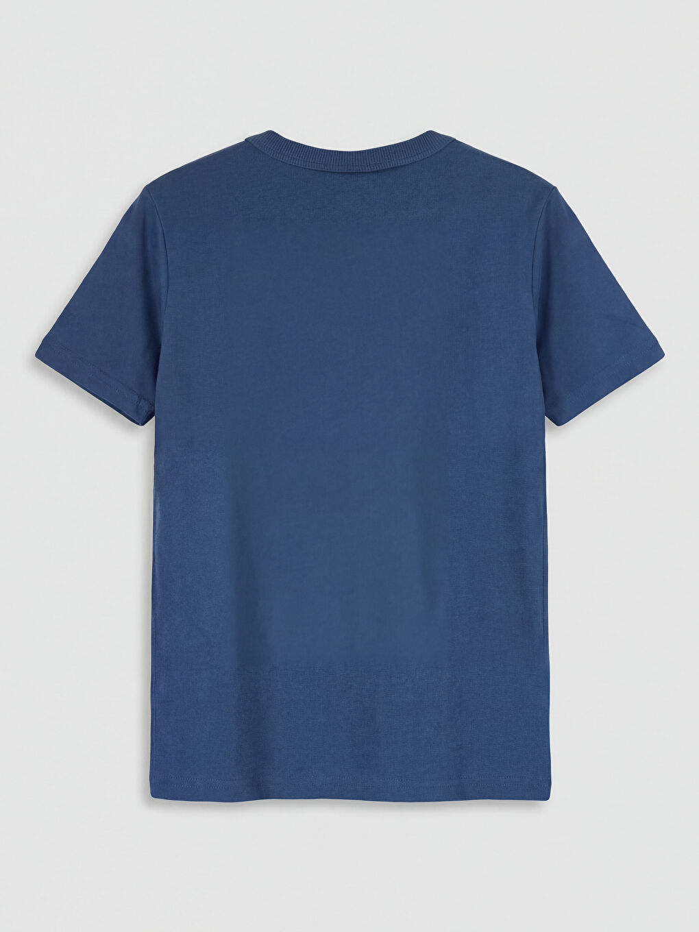 Lacivert Bisiklet Yaka Brawl Stars Baskılı Erkek Çocuk Tişört-1