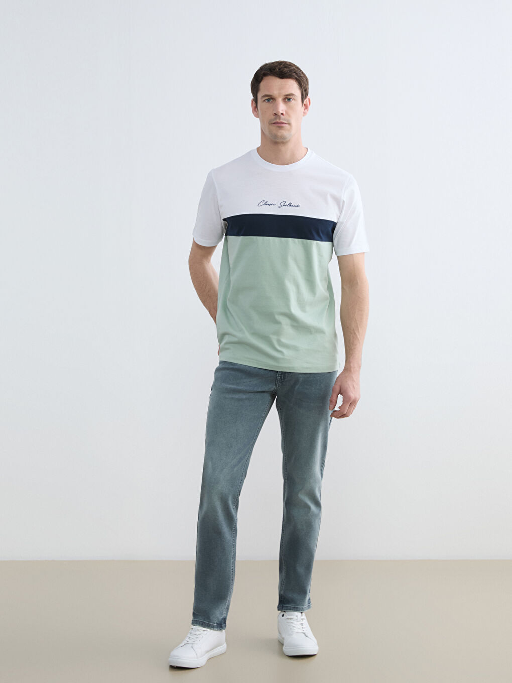 750 Slim Fit Muške Farmerke