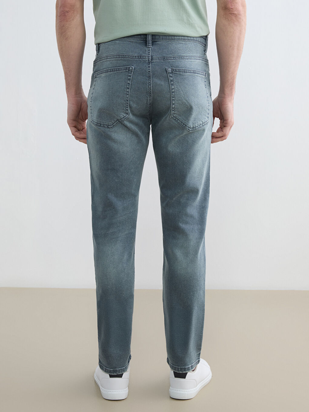 750 Slim Fit Muške Farmerke-3