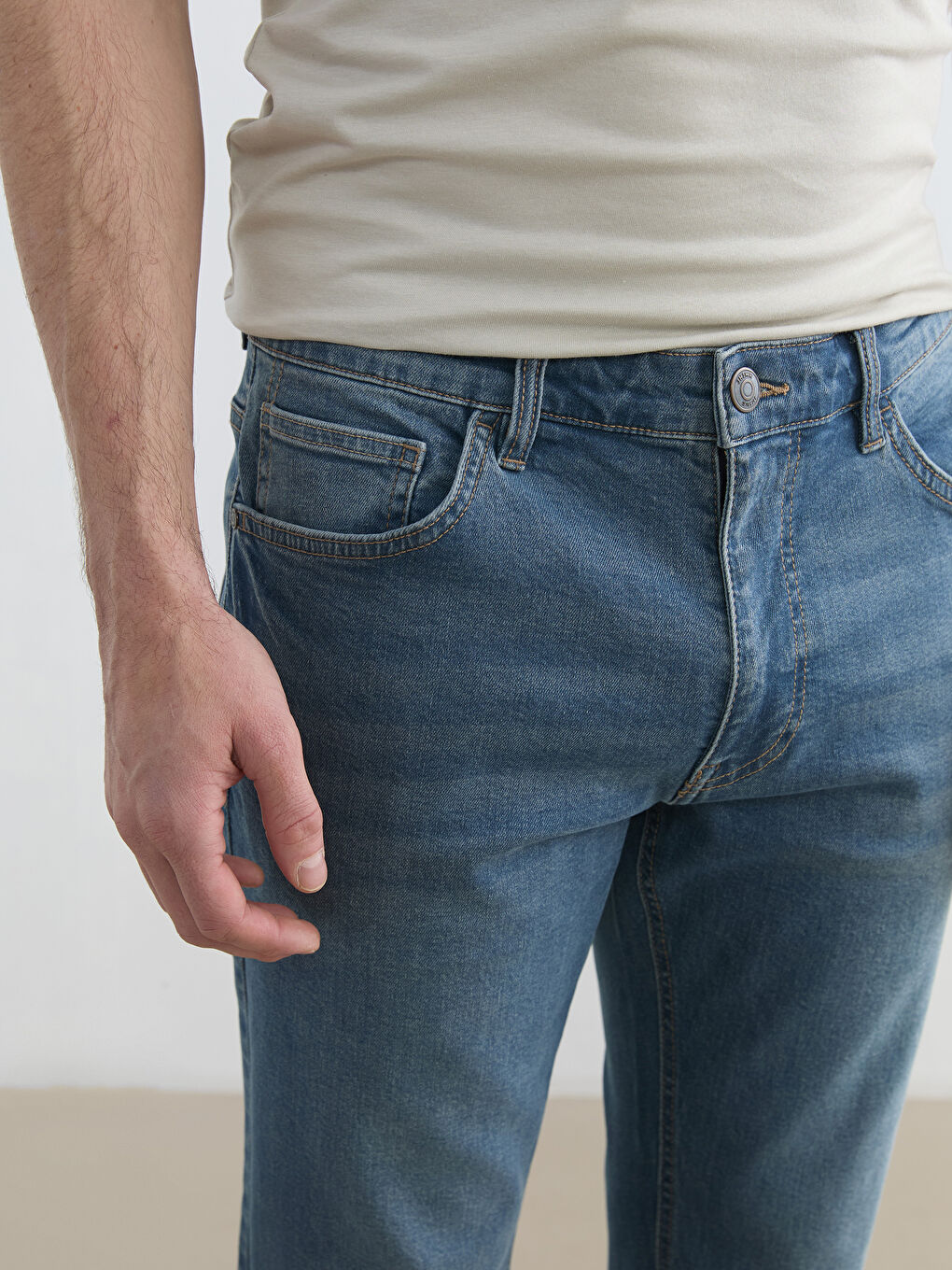 Ανδρικό Τζιν 750 Slim Fit-2