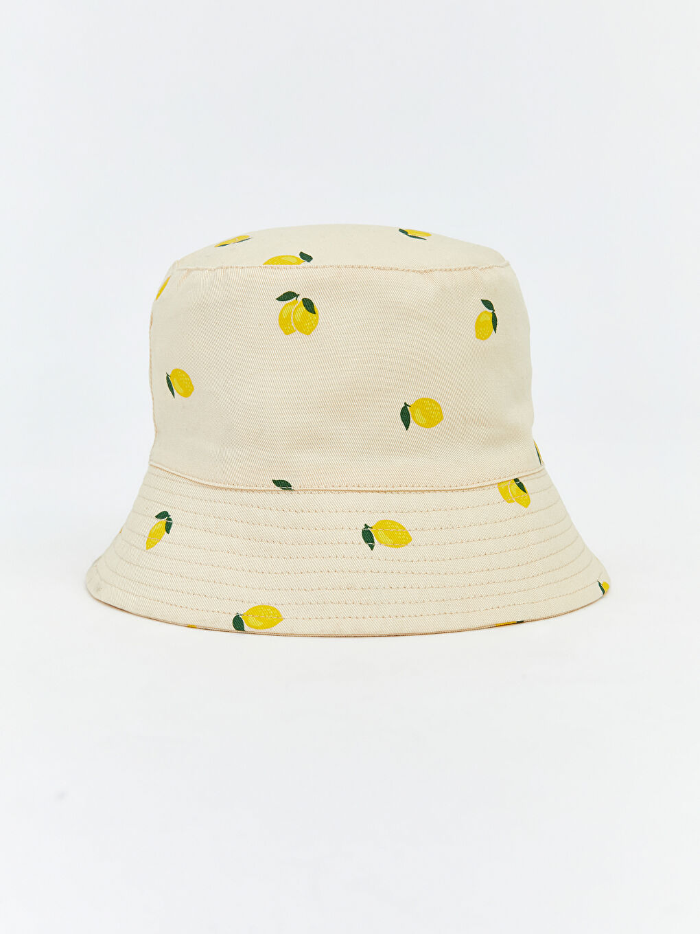 Ekru Nakışlı Kız Çocuk Kep Şapka -3