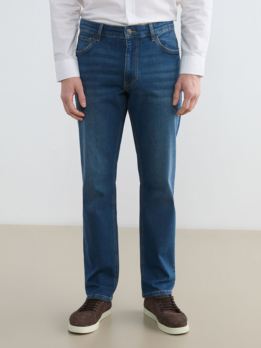 Ерлер жасыл Джинсы шалбар-1