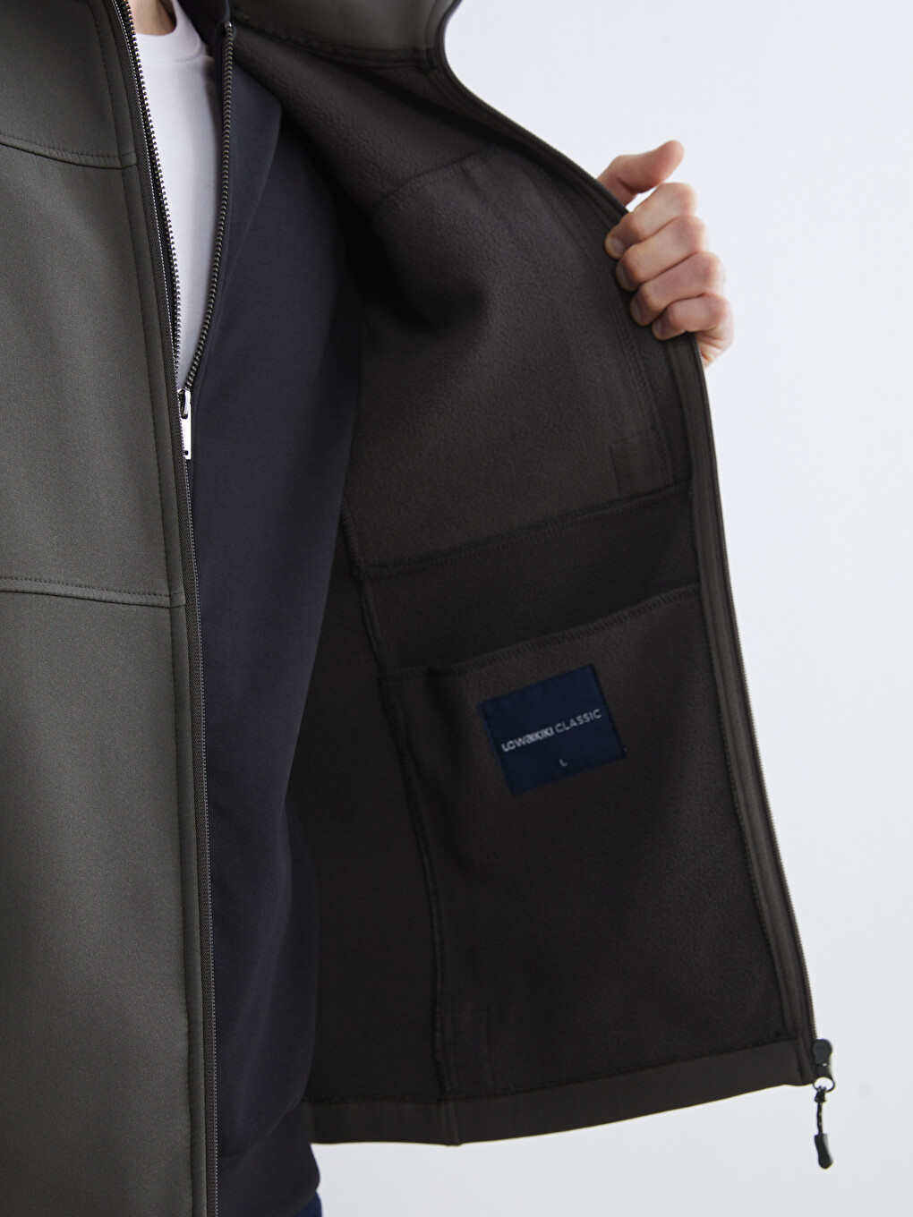 Men's Vest With Stand Collar In A Regular Fit-4