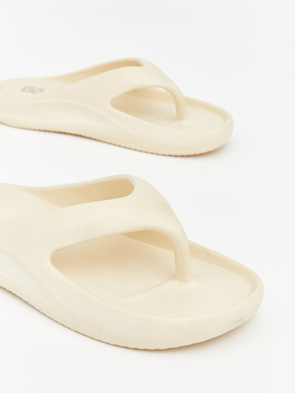 Women's Thick Sole Thong Slippers-2