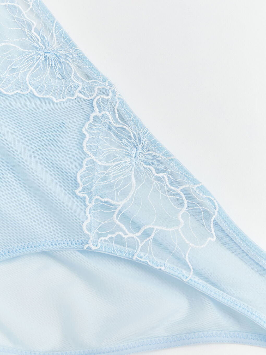 Mavi Brode Fantezi Bikini Külot-2