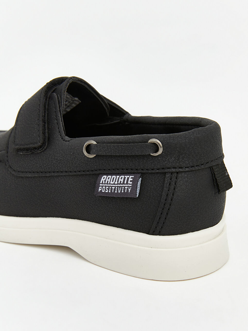 Siyah Deri Görünümlü Erkek Çocuk Klasik Ayakkabı	-4