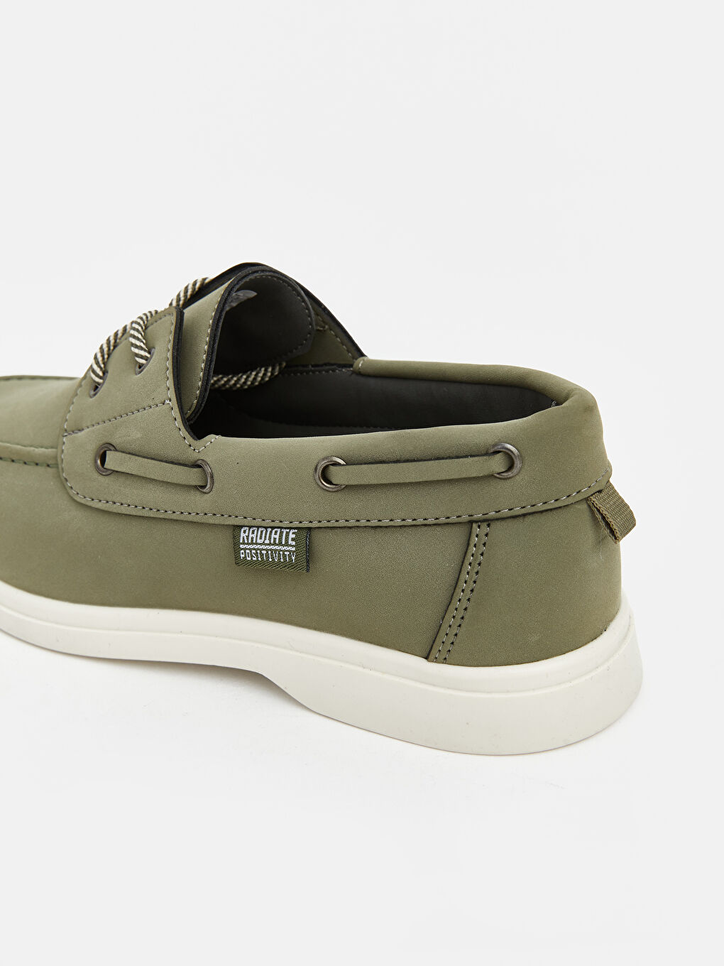 Haki Bağcıklı Erkek Çocuk Klasik Ayakkabı-4